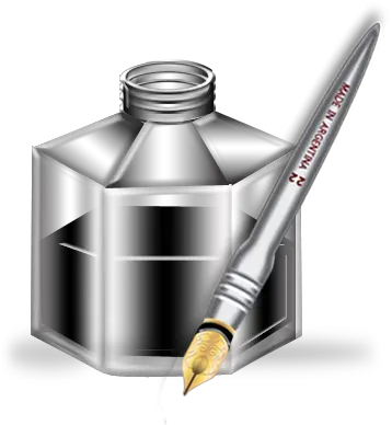  Ink Icon Download Free Icons Inkpot And Pen Drawing Png Ink Pen Icon