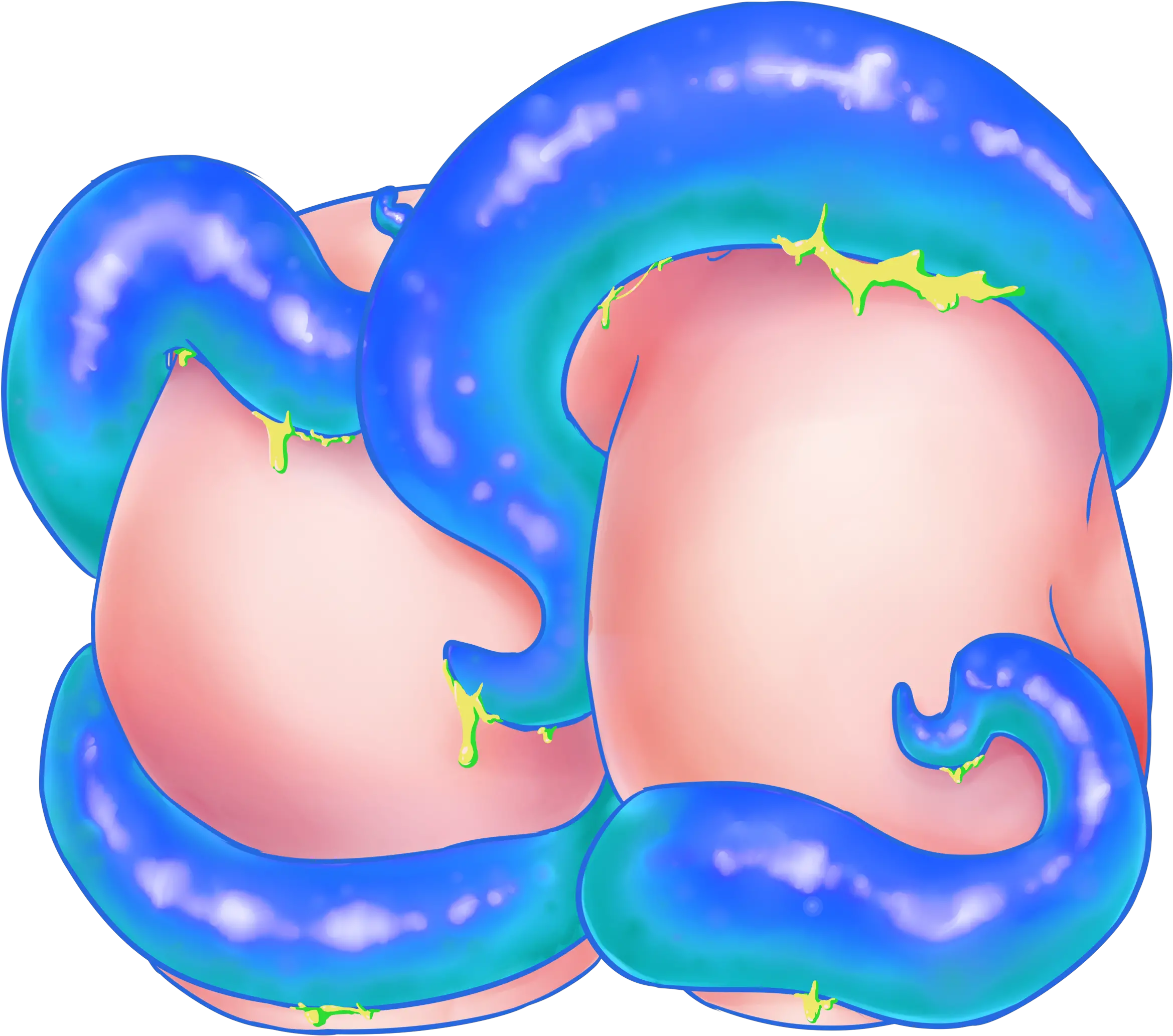  Pre Order Tentacle Butt Charms U2022 Wishes Come True Clipart Tentacle Butt Png Tentacle Png