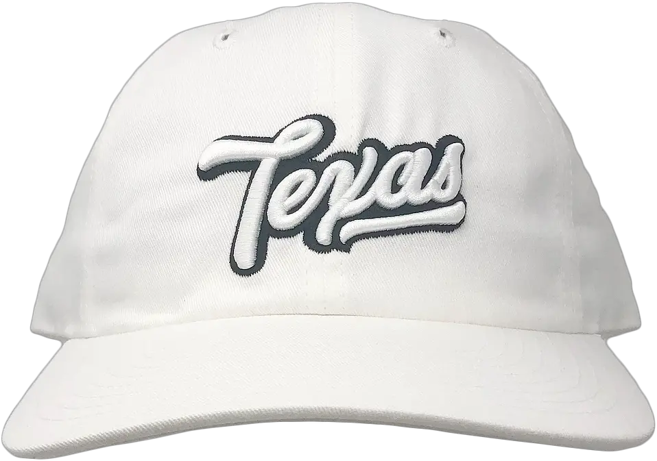  White Texas Dad Hat For Baseball Png Dad Hat Png