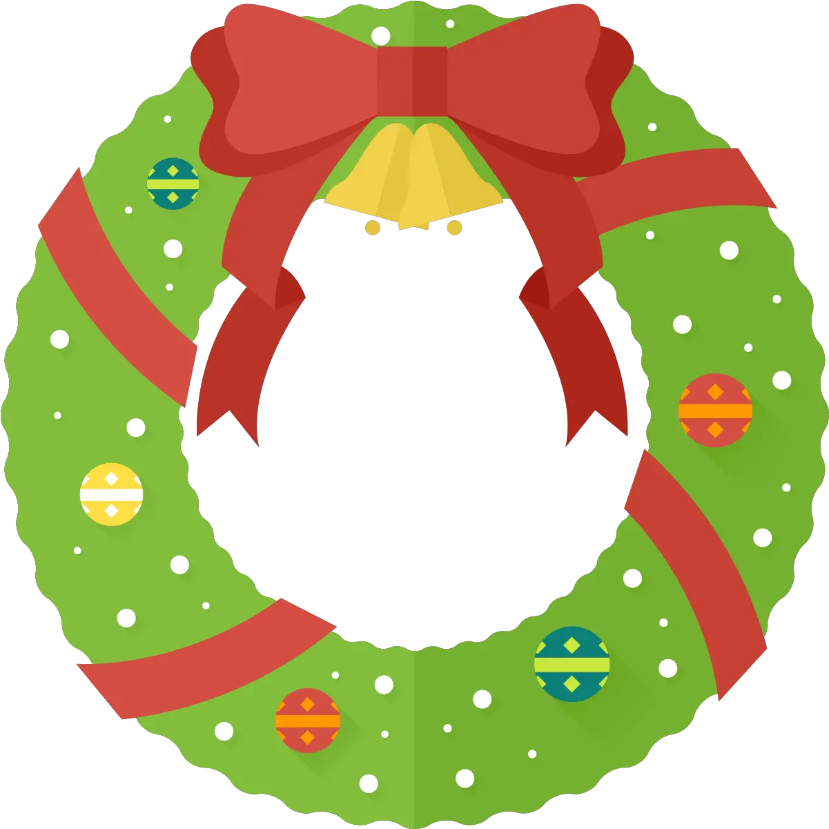  Xmas Wreath Clipart Kid Cartoon Cute Christmas Wreath Png Wreath Transparent