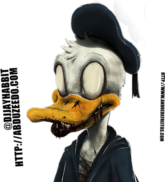  Evil Donald Duck Psd Official Psds Zombie Duck Png Donald Duck Png