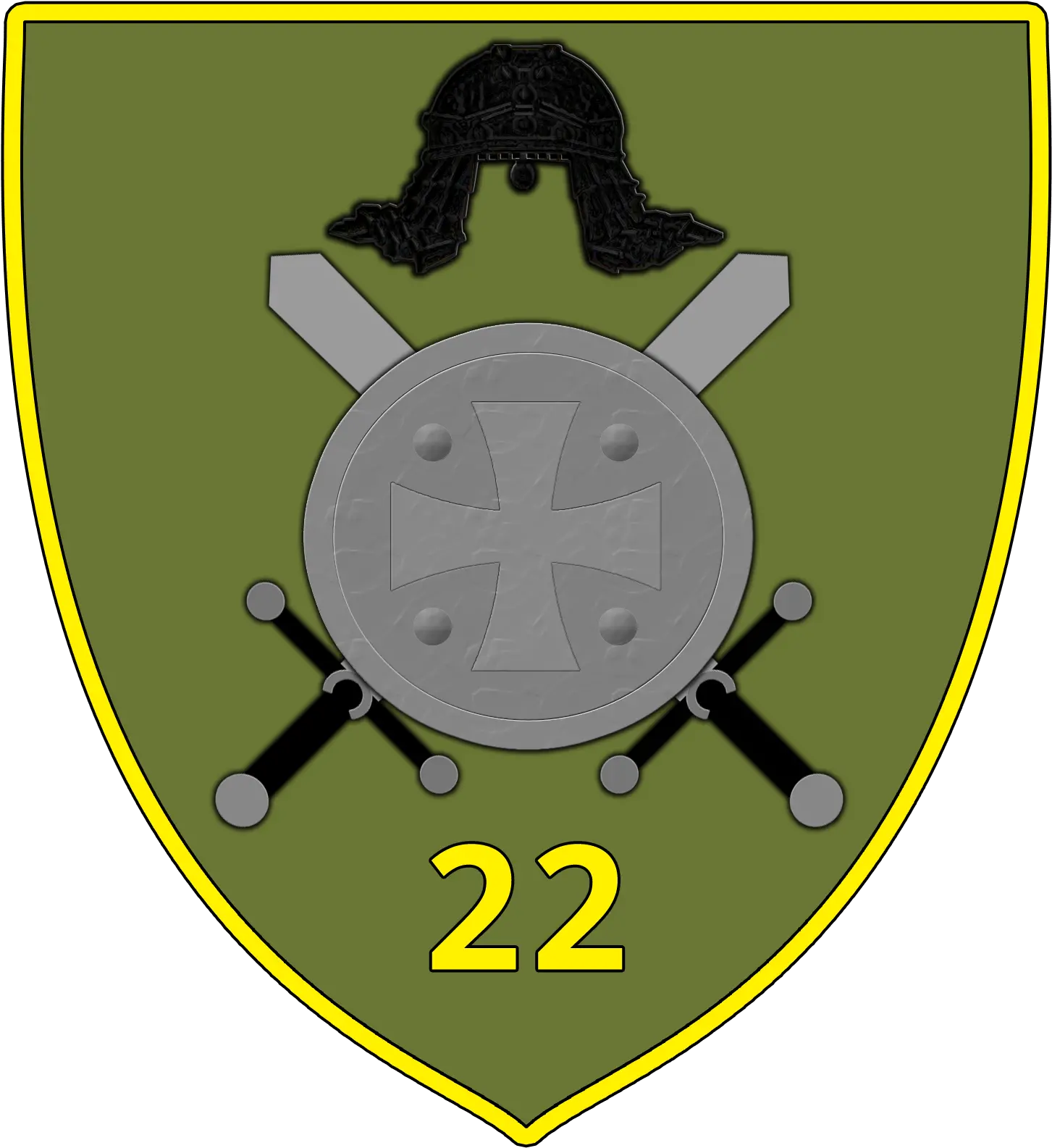  Filegaf 22nd Infantry Battalion Emblempng Wikipedia Infantry Battalion Emblem April Png