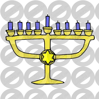  Menorah Picture For Classroom Therapy Use Great Menorah Clip Art Png Menorah Png