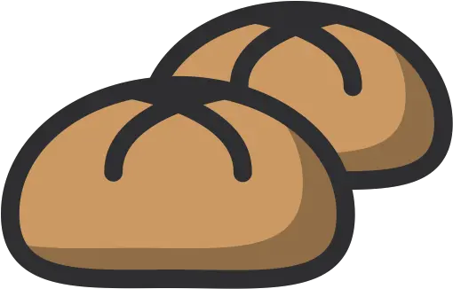  Baker Bakery Bun Dessert Food Icon Cartoon Bread Roll Png Bun Png