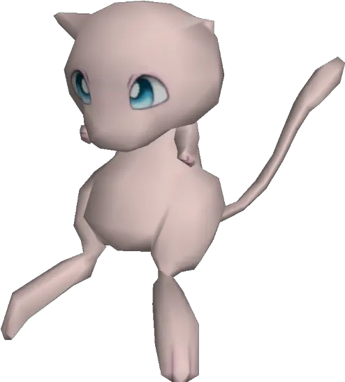  Wii Super Smash Bros Brawl Mew The Models Resource Cartoon Png Mew Png