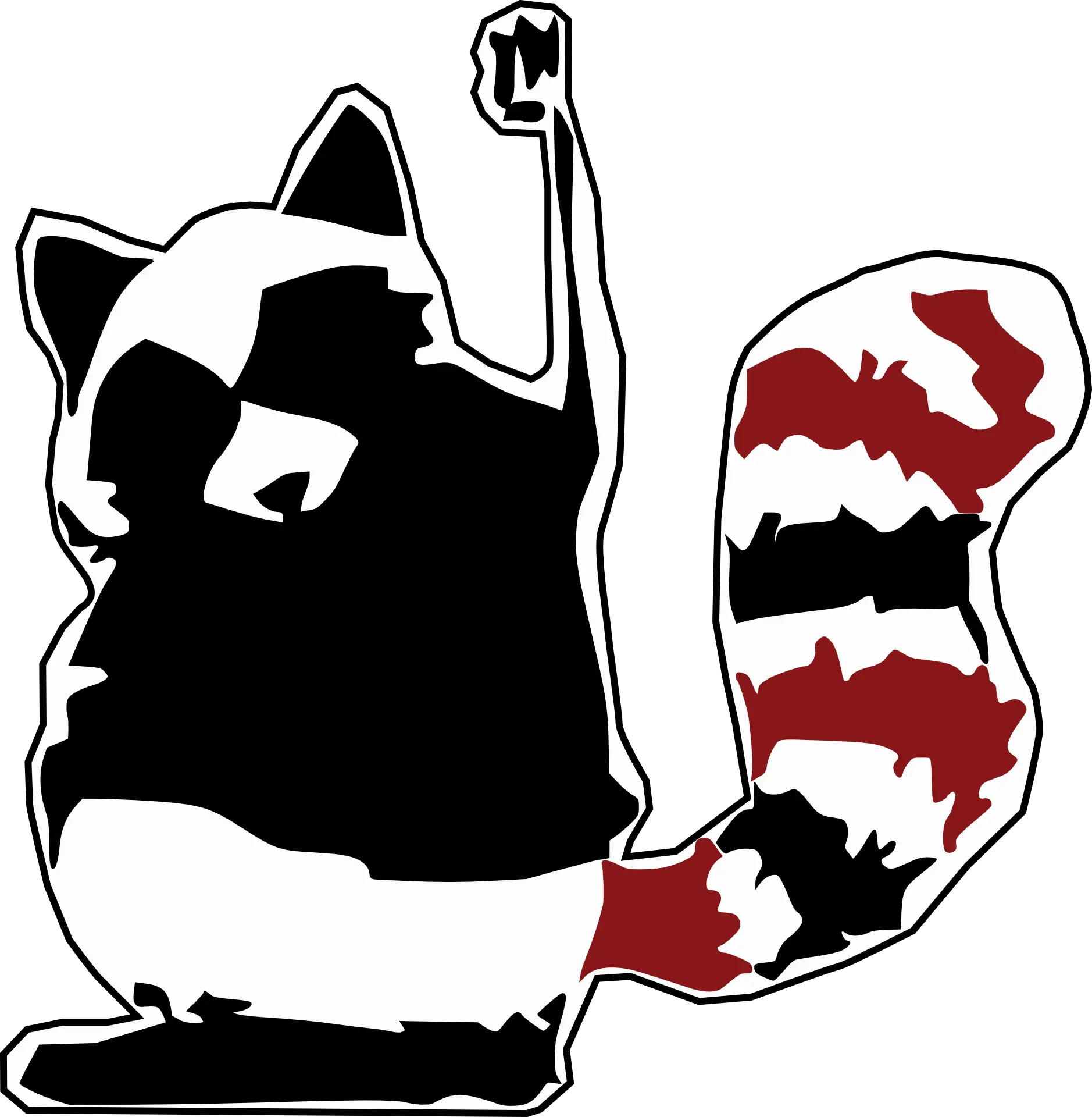  Download Raccoon Coon Racoon Animal Fighting Fist Racoon Rebel Png Racoon Png