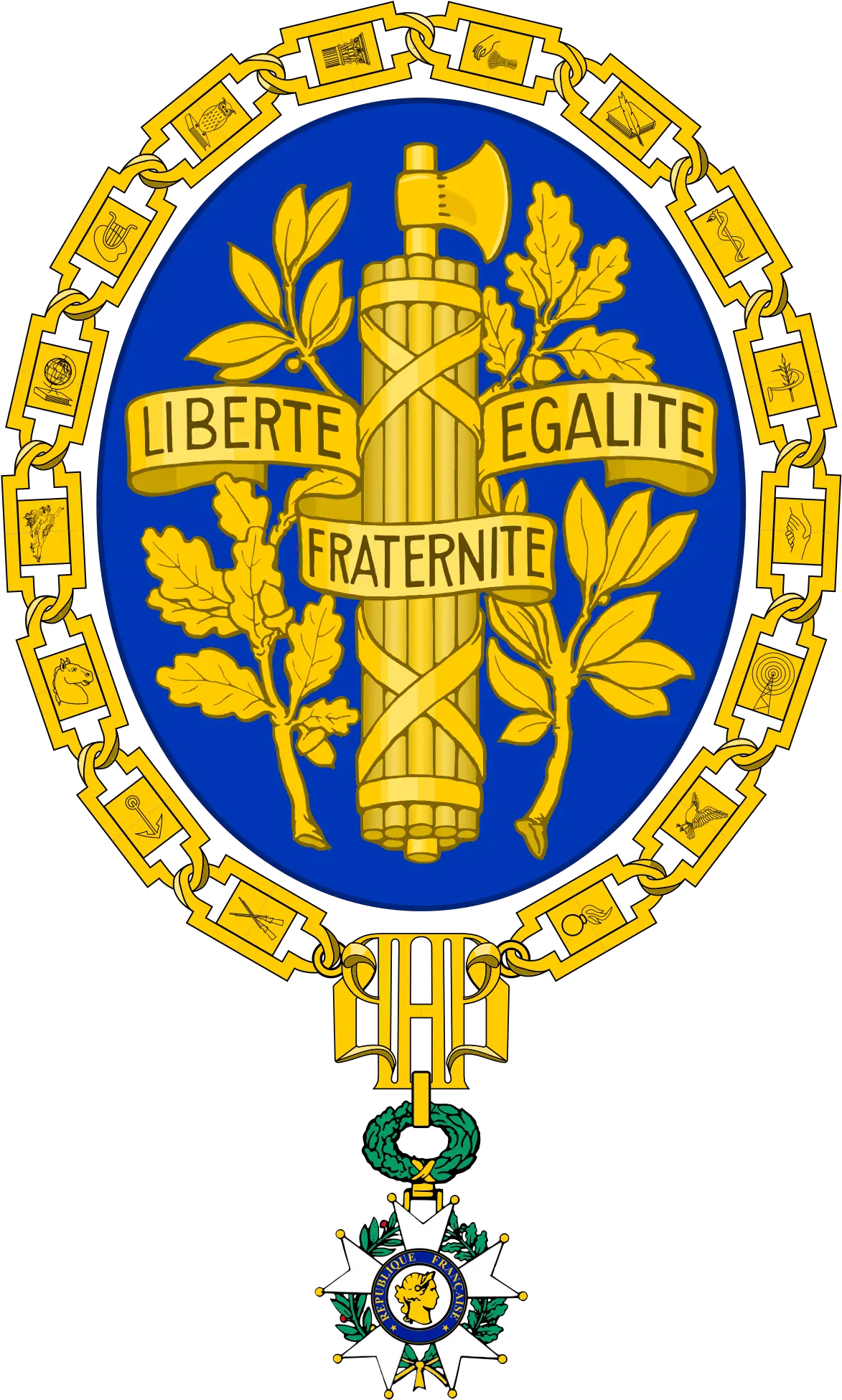  National Emblem Of France Wikipediamorg National Emblem Of France Png France Logo