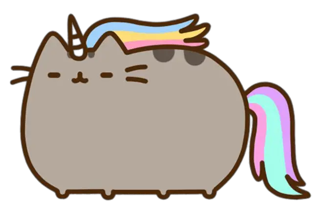  Unicorn Blank Background Unicorn Pusheen Cat Png Transparent Unicorn