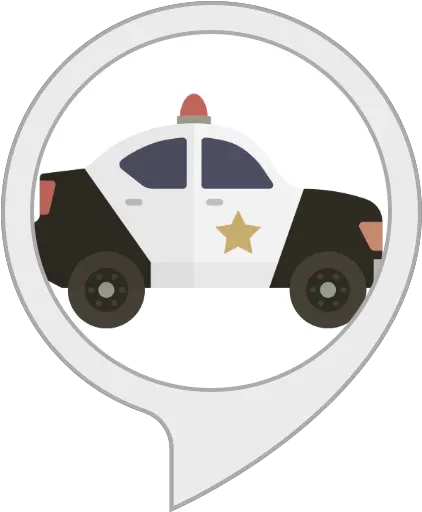  Alexa Skills Automotive Decal Png Police Car Transparent