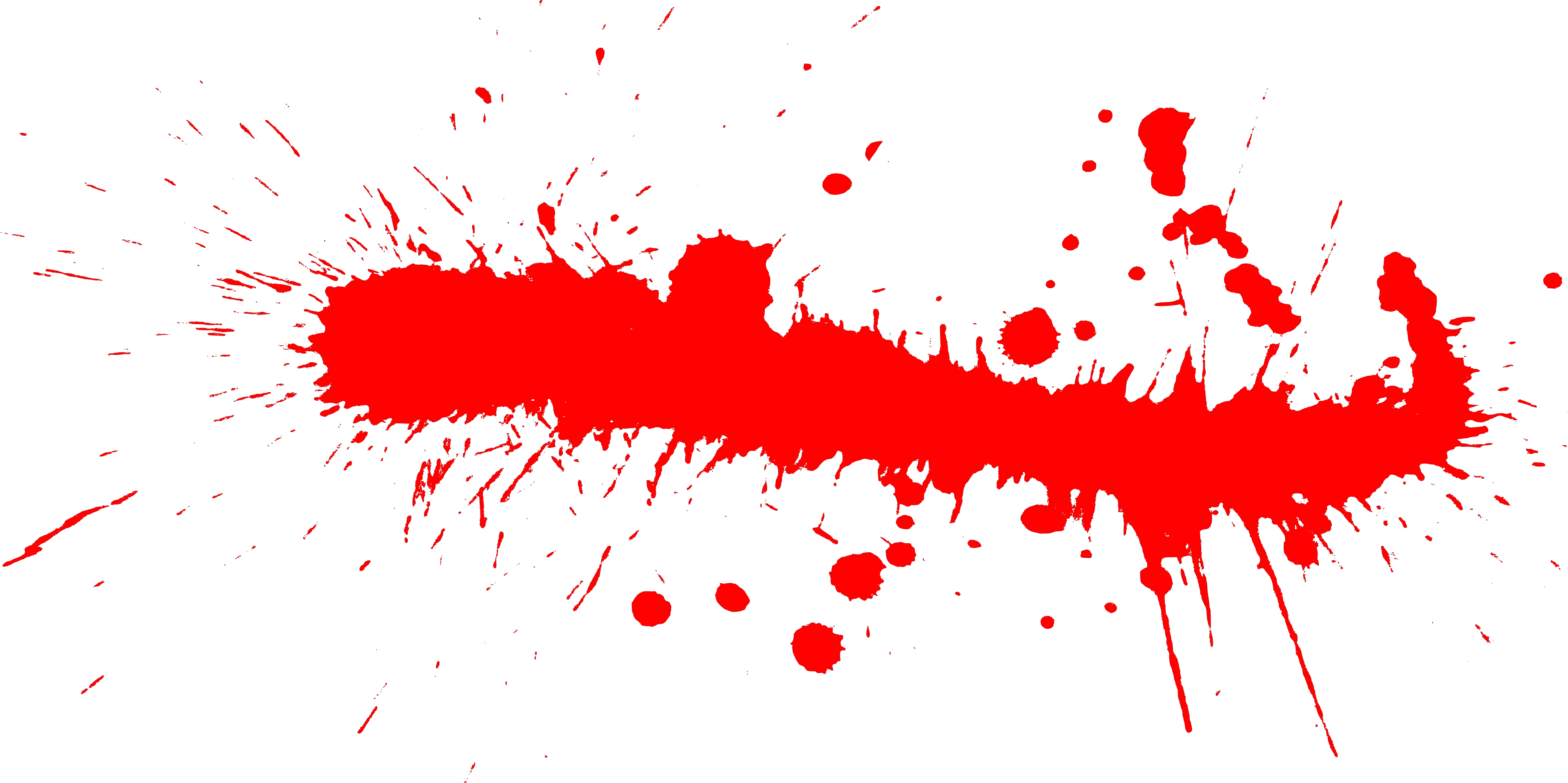  Blood Splatter Face Print Png