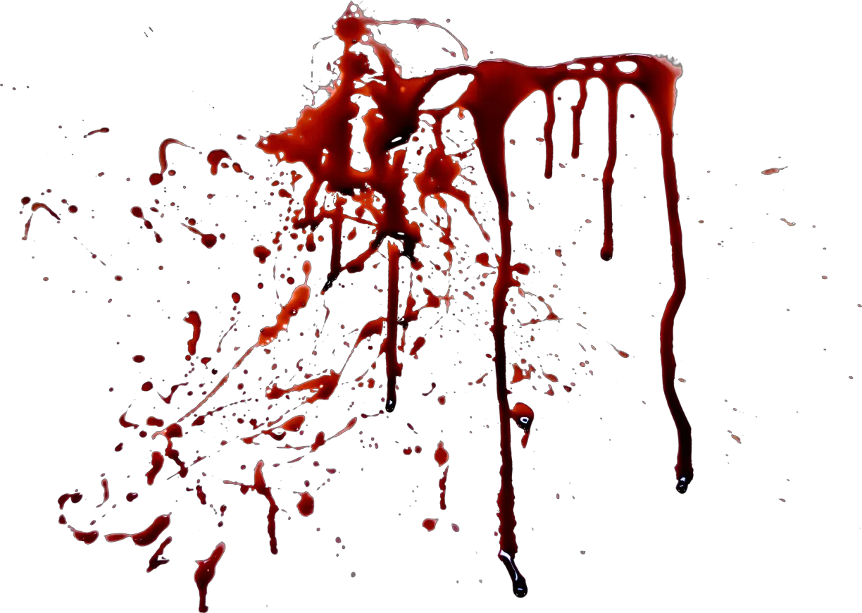  Blood Splatter Cartton Png