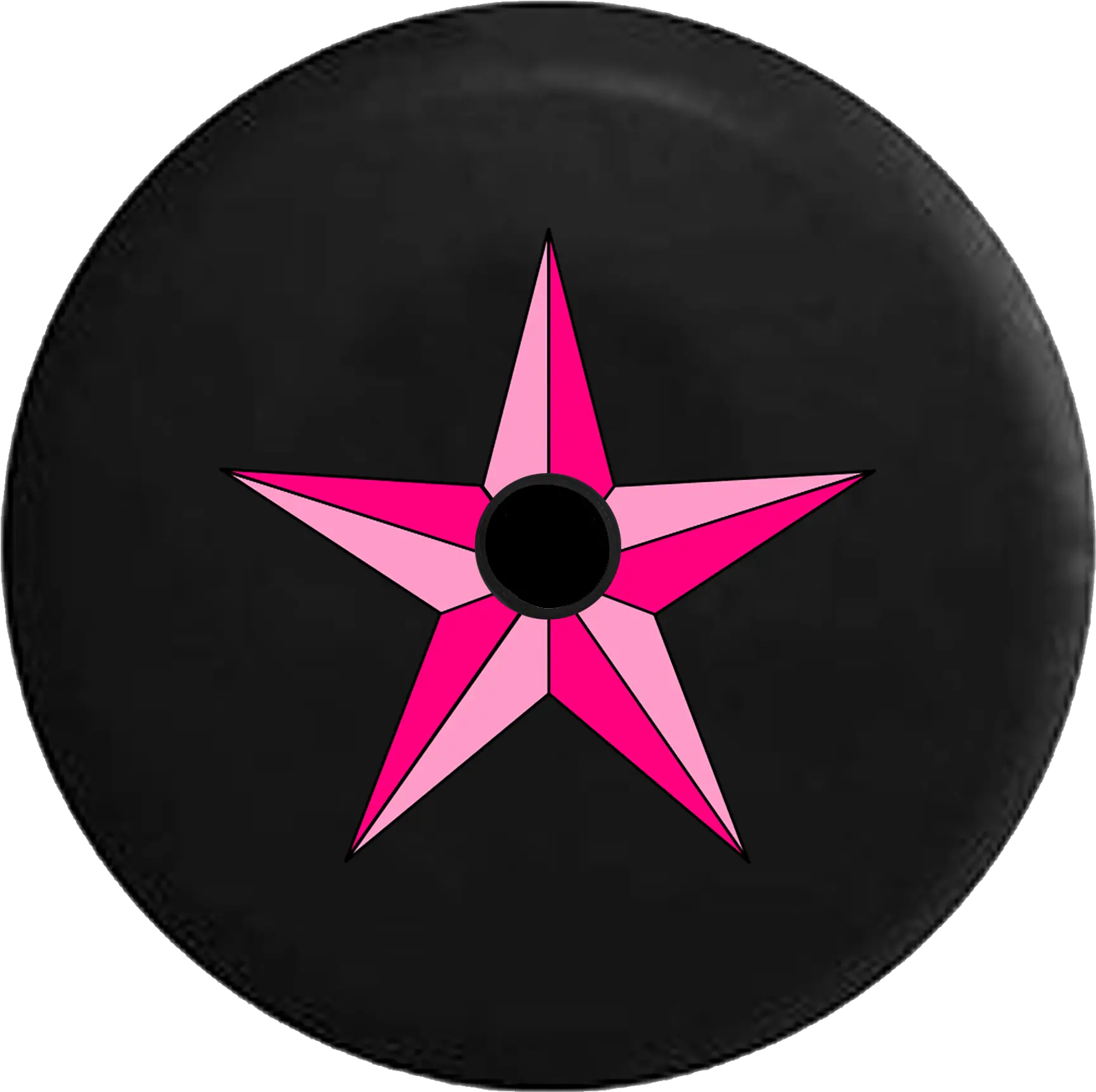  Jeep Wrangler Jl Backup Camera Day Pink Nautical Star Girls Sea Life Ocean Rv Camper Spare Tire Cover Blackcustom Sizecolorink Circle Png Nautical Star Png