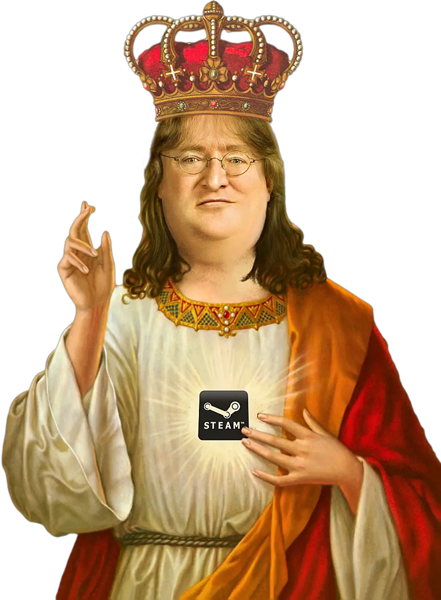  Gabe Newell Lord Gaben Png Gabe Newell Png