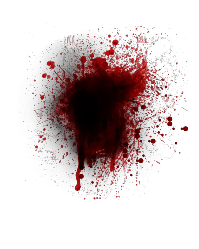  Blood Splatter Png Black