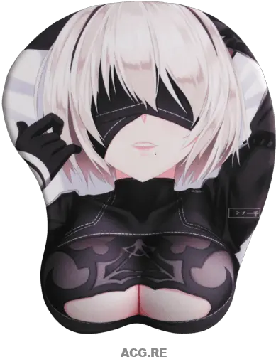  Nier Automata 2b 3d Anime Boobs Mouse Oppai Mousepad Png Nier Automata Png