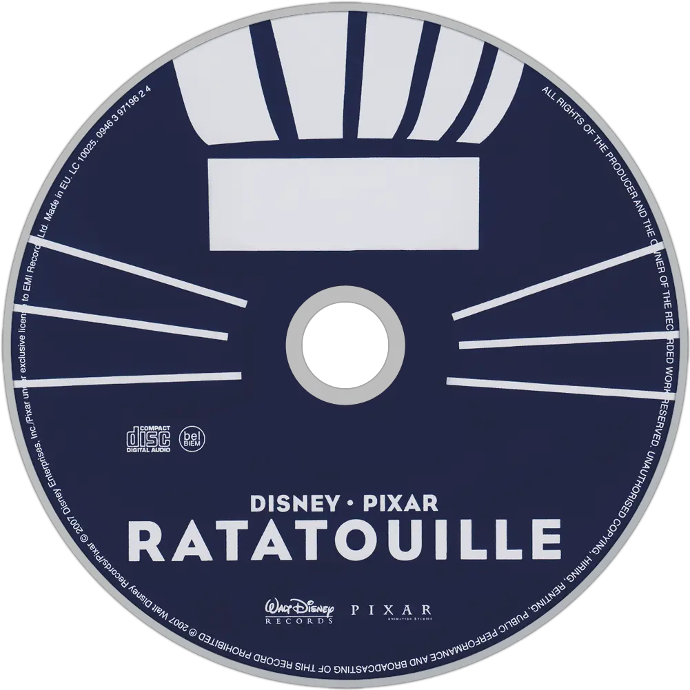  Michael Giacchino Ratatouille Full Size Png Download Seekpng Ratatouille Cd Walt Disney Records Soundtrack Ratatouille Png