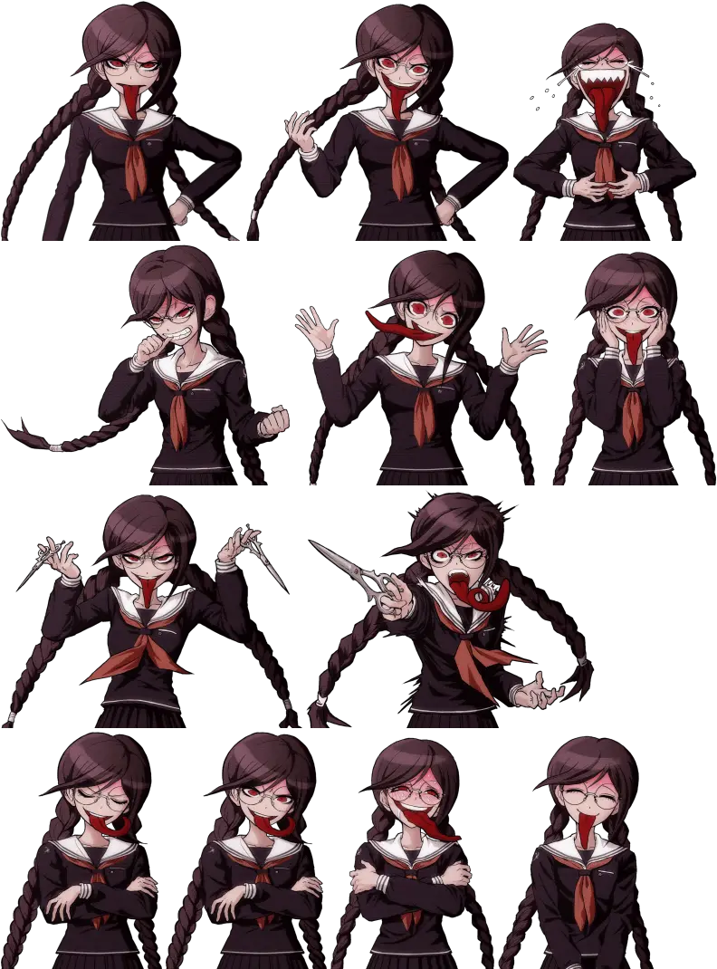  Psp Danganronpa Kibou No Gakuen To Zetsubou No Koukousei Fictional Character Png Toko Fukawa Icon