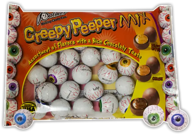  Creepy Peepers Chocolate Eyeballs Mix Food Png Creepy Eyes Transparent