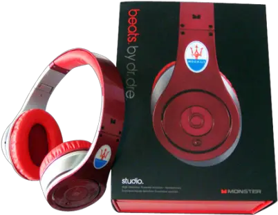  Monster Beats By Dr Dre Studio High Performance Maserati Color Pure Red Headphones Png Dr Dre Png