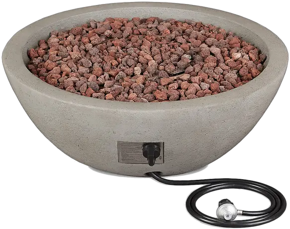  Real Flame Riverside Propane Fire Bowl Gravel Png Real Fire Png