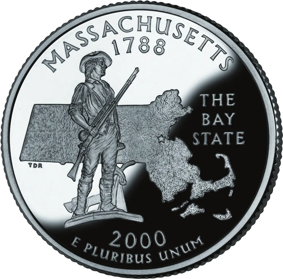  Massachusetts State Quarter Png Image Massachusetts State Quarter Quarter Png