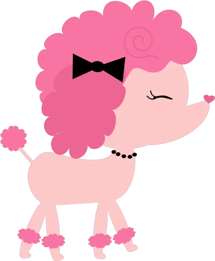  Paris Dog Transparent Png Pink Poodle Clipart Paris Png