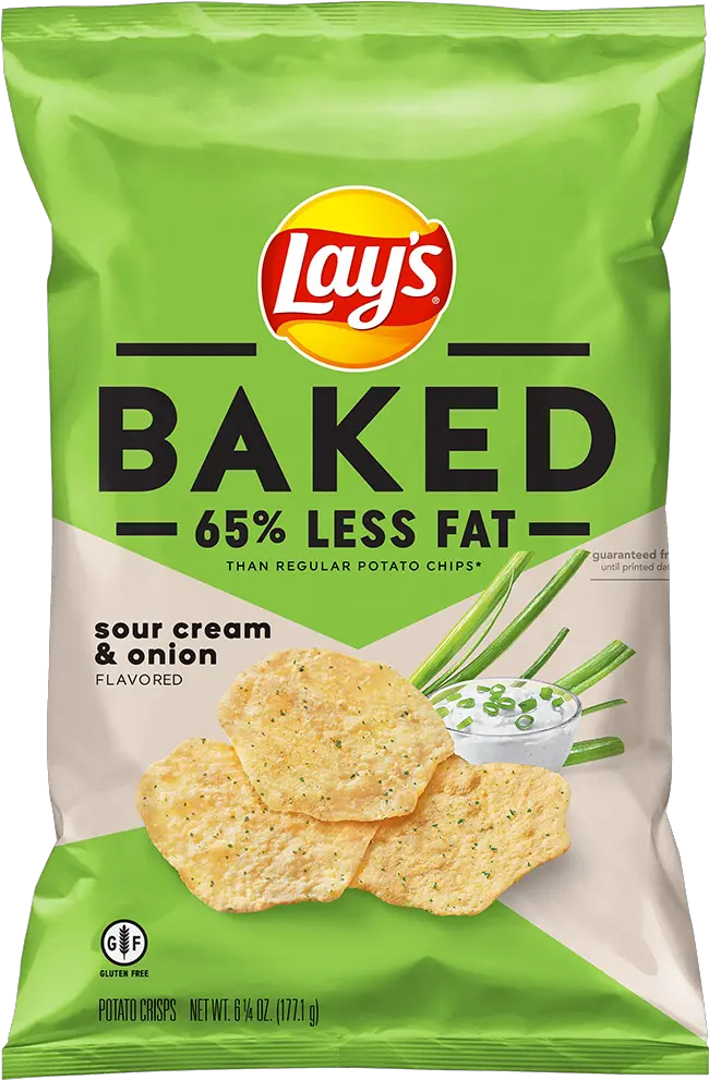  Layu0027s Baked Sour Cream U0026 Onion Flavored Potato Crisps Lays Baked Sour Cream And Onion Chips Png Lays Chips Logo