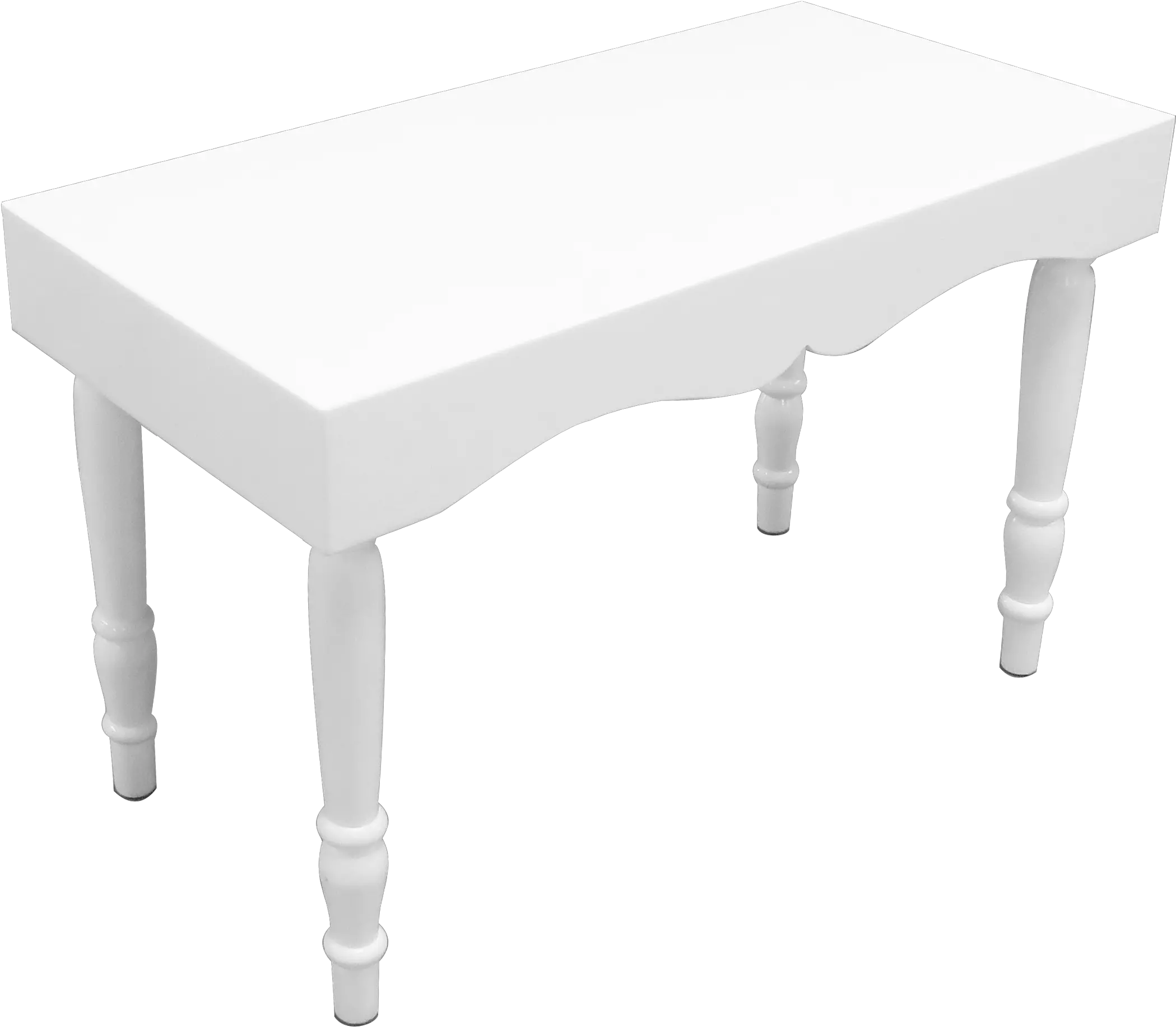  Avalon Curvedrectangularwhitediningtable1png Solid Rectangle Png