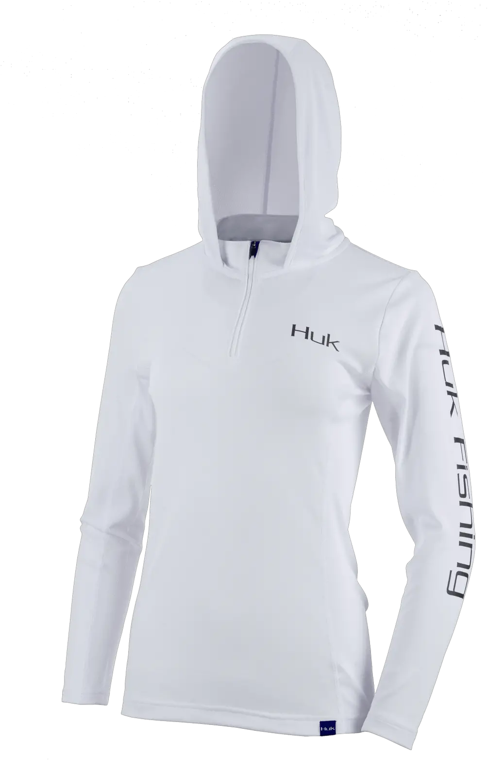  Huk Ladies Icon X White Small Long Sleeve Hooded Shirt For Long Sleeve Png Hood Icon