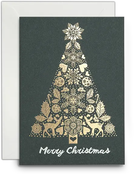  Greeting Card Merry Christmas Gold Tree Sparkly Png Merry Christmas Gold Png