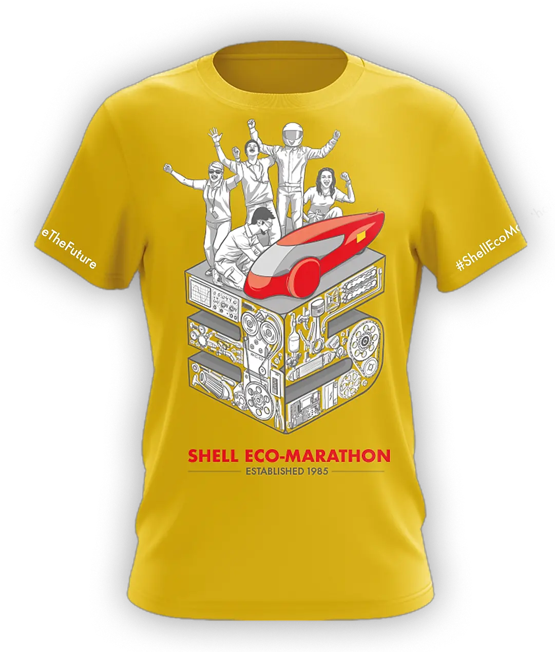  Say Hello To The Official Shell Eco Marathon 2020 Tshirt Shell Eco Marathon T Shirt Png Tee Shirt Png