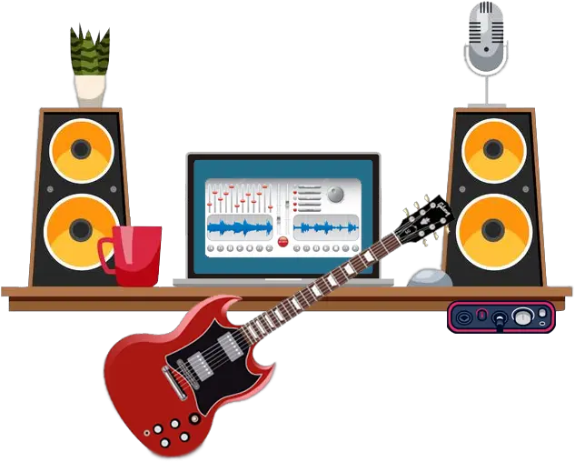  Home Reampingit Music Production Vector Png Music Studio Icon