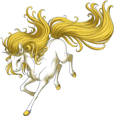  Gold Unicorn Fictional Character Png Gold Unicorn Png