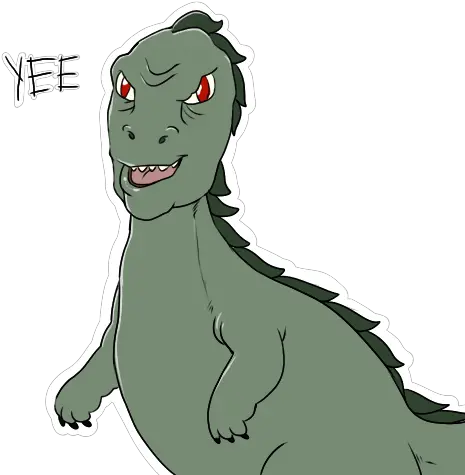  Starting To Feel Fictional Character Png Yee Dinosaur Png