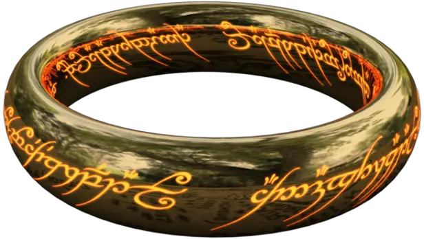  One Ring Tolkien Ring Png The Ring Png