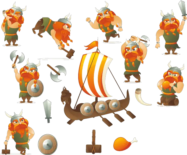  Cartoon Vikings Vector Download Vikings Cartoon Png Cartoon Icon Images