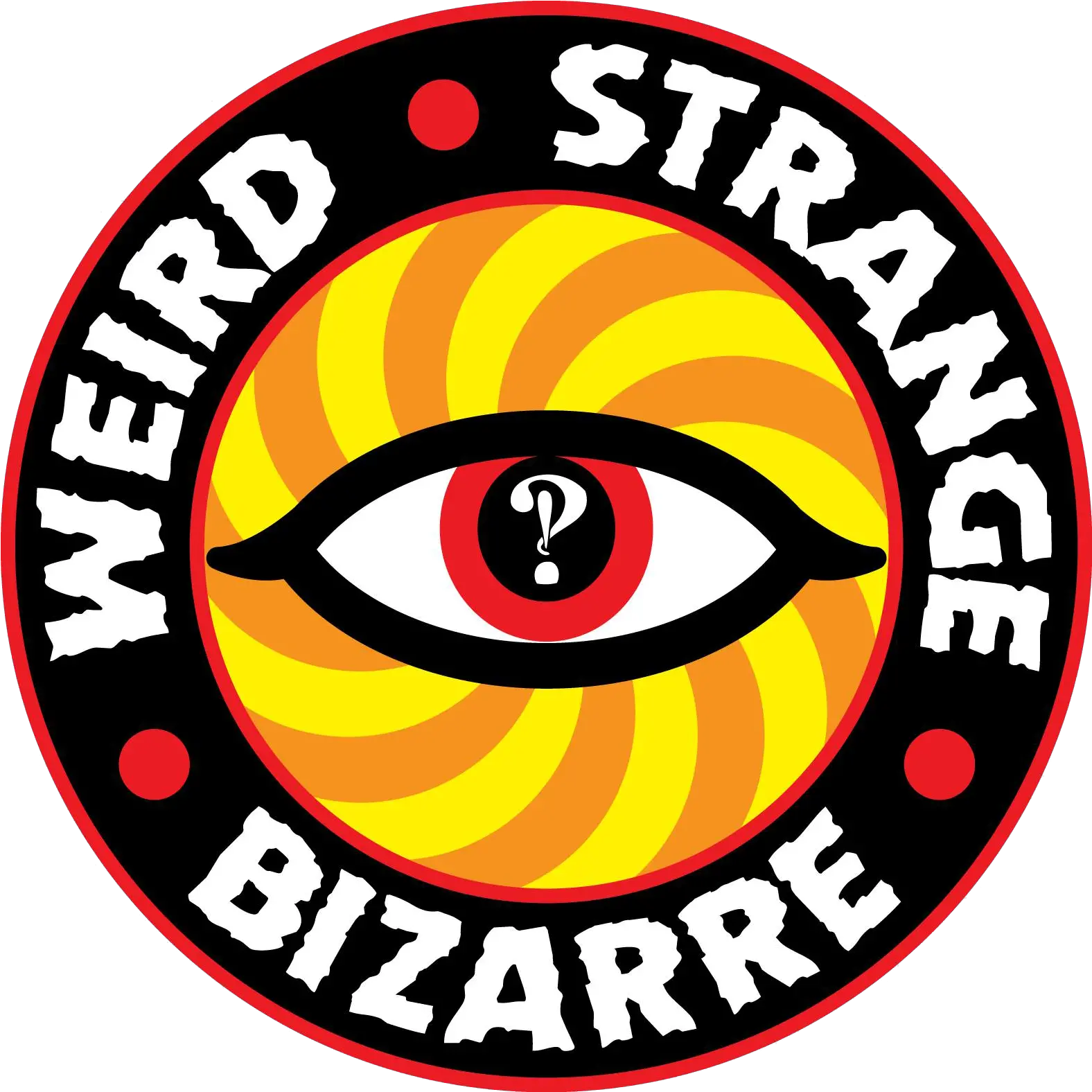  Weird U2022 Strange Bizarre Sacramento Comedy Spot Circle Png Strange Music Logo