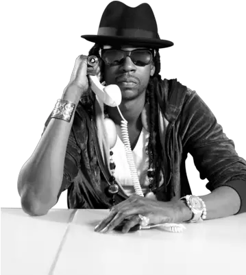  2 Chainz Chain Psd 2 Chainz Black And White Png 2 Chainz Png