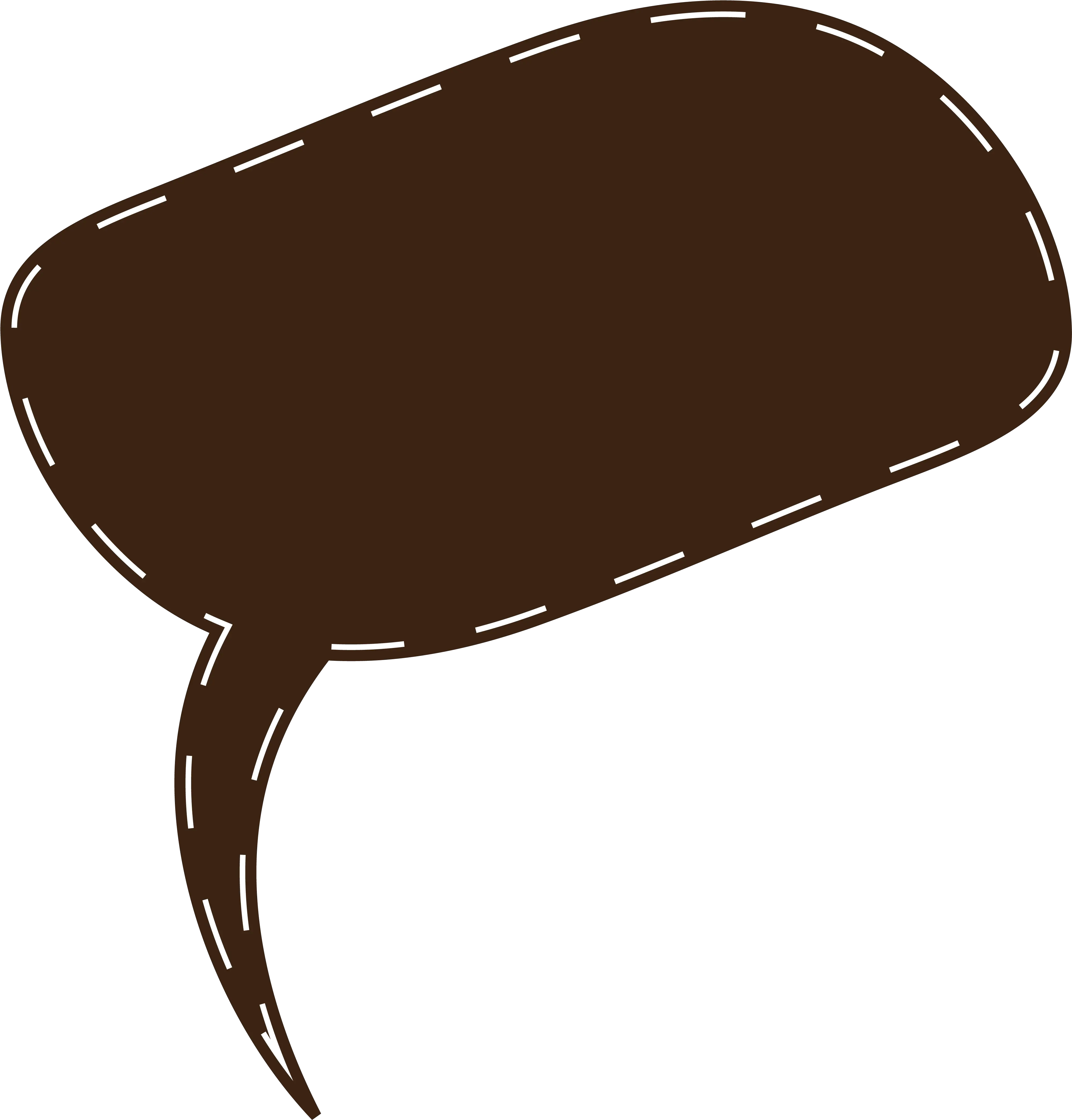  Download Media Militia Thought And Speech Bubbles 033 Speech Bubble Brown Png Quote Bubble Png