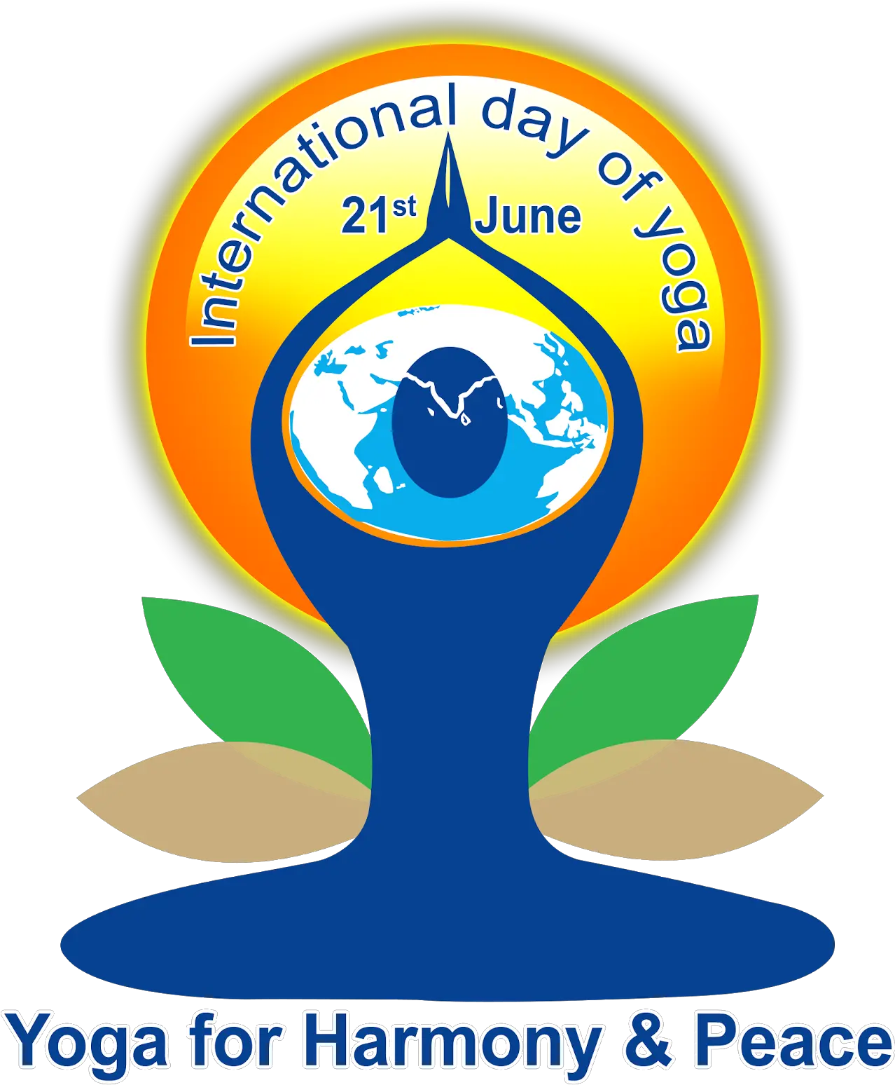  International Yoga Day Logo Psd File Free Downloads Naveengfx Simi Valley Mandir Png Ping Logo