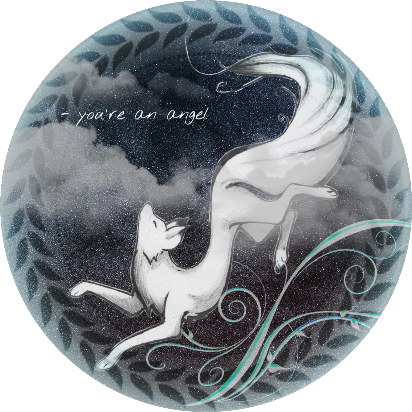  Whitefox Fox Icon Grey White Sticker By Saintamv Fox Icon Picsart Sticker Png Insta Icon