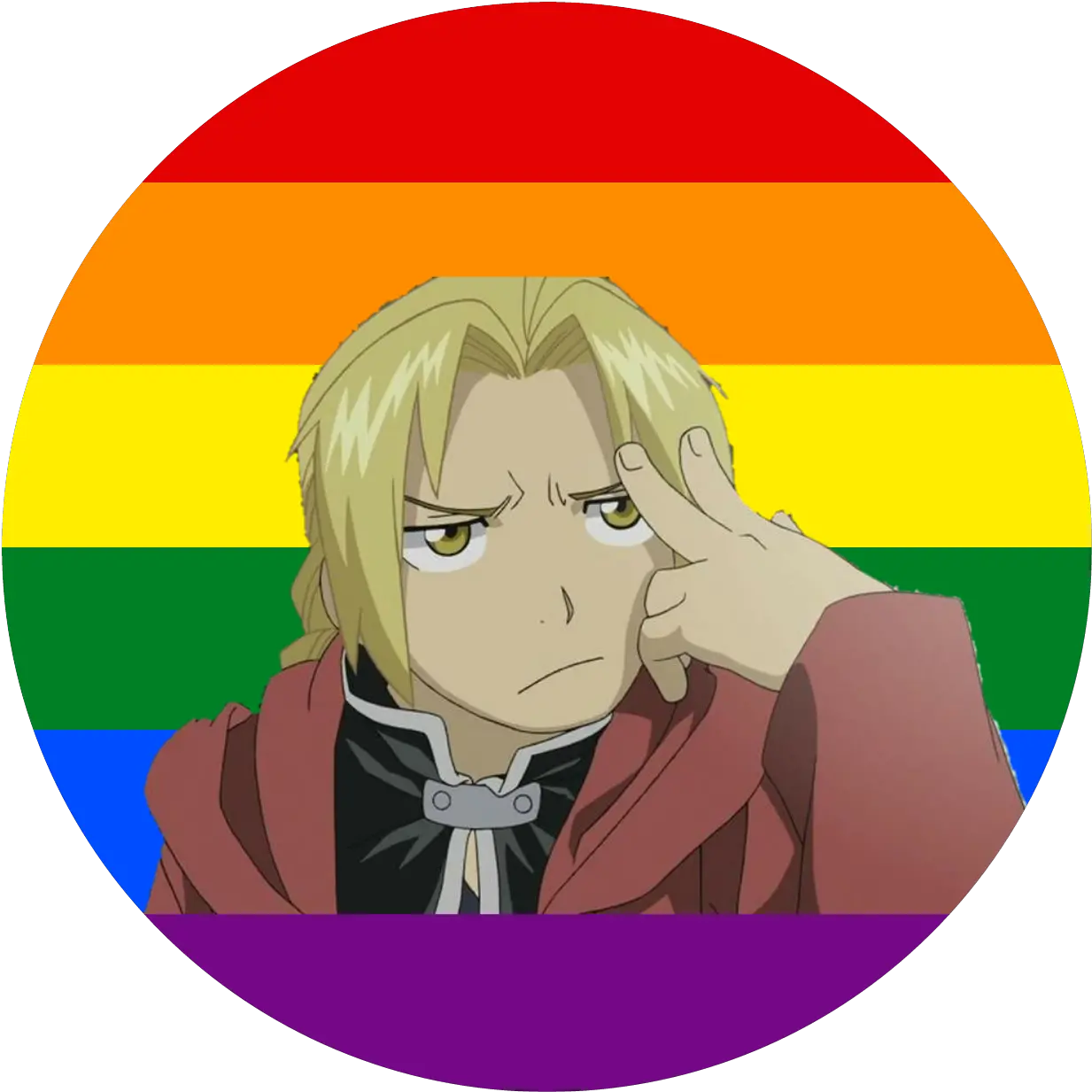  Fma Edward Elric Icon Full Metal Foto De Perfil Png Roy Mustang Icon