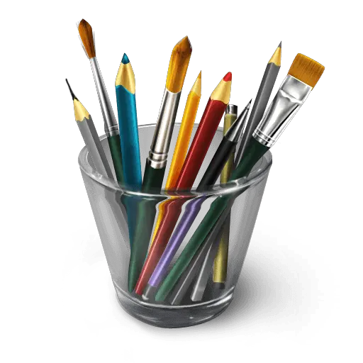  Art Materials Png Design Tools Png Art Supplies Png