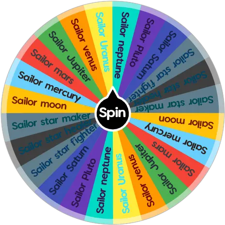  What Sailor Senshi Are You Spin The Wheel App Dot Png Sailor Mars Transparent