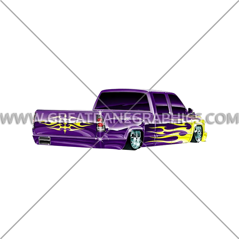  Tribal Lowrider Pickup Truck Production Ready Artwork For Limousine Png Lowrider Png