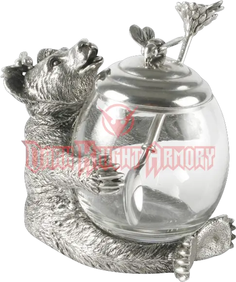  Vagabond House Bear Honey Pot Png Image Vagabond House Pewter Bear Honey Pot Honey Pot Png