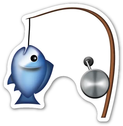  Fishing Pole And Fish Fishing Emoji Png Fish Emoji Png