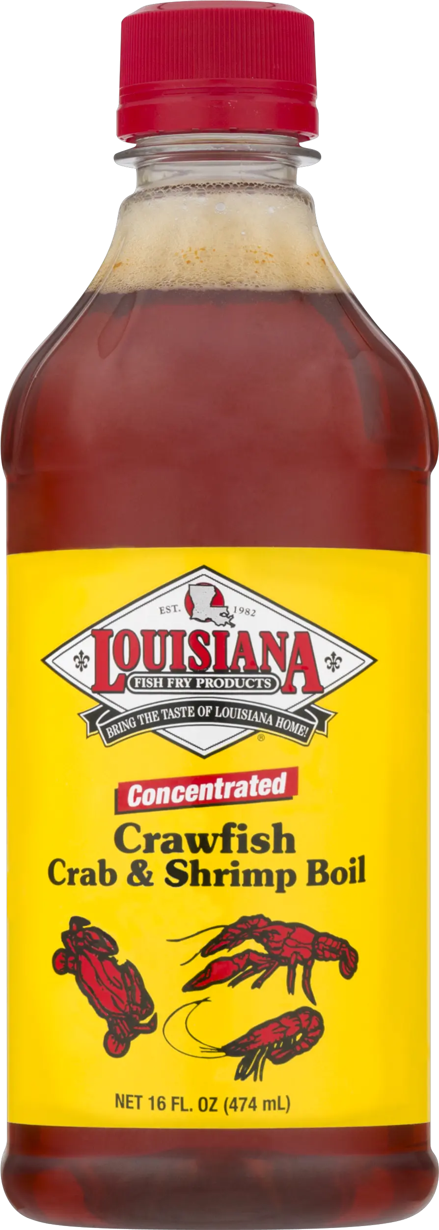  Louisiana Fish Fry Crawfish Concentrated Crab U0026 Shrimp Boil 16 Oz Walmartcom Crawfish Liquid Png Crawfish Icon