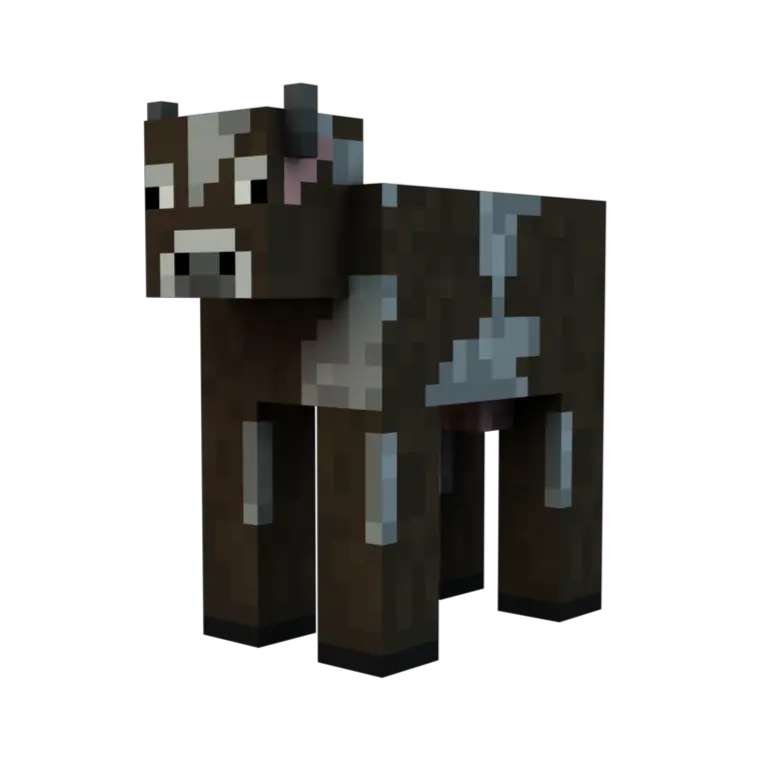  Minecraft Cow No Background Png Image Minecraft Cow Transparent Minecraft Cow Png