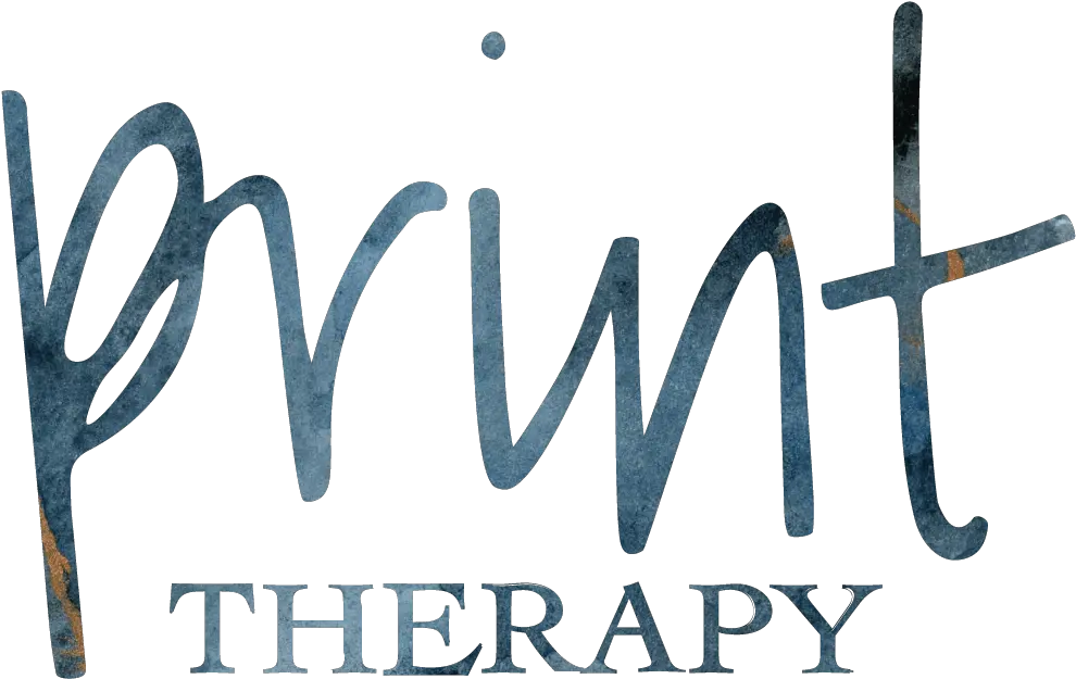  I Write Words That You Can Feel Dot Png Therapy Logo